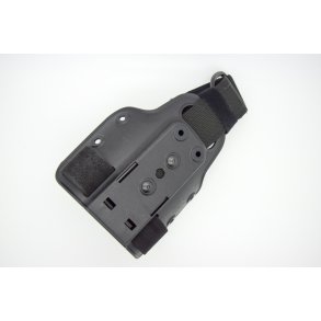 Single Strap Leg Shroud with D-ring, Black