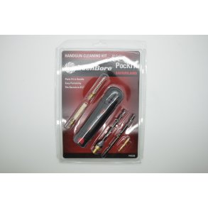 Pocket handgun cleaning kit