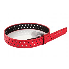 Mod 032 ELS Competition Belt Basket Weave Red