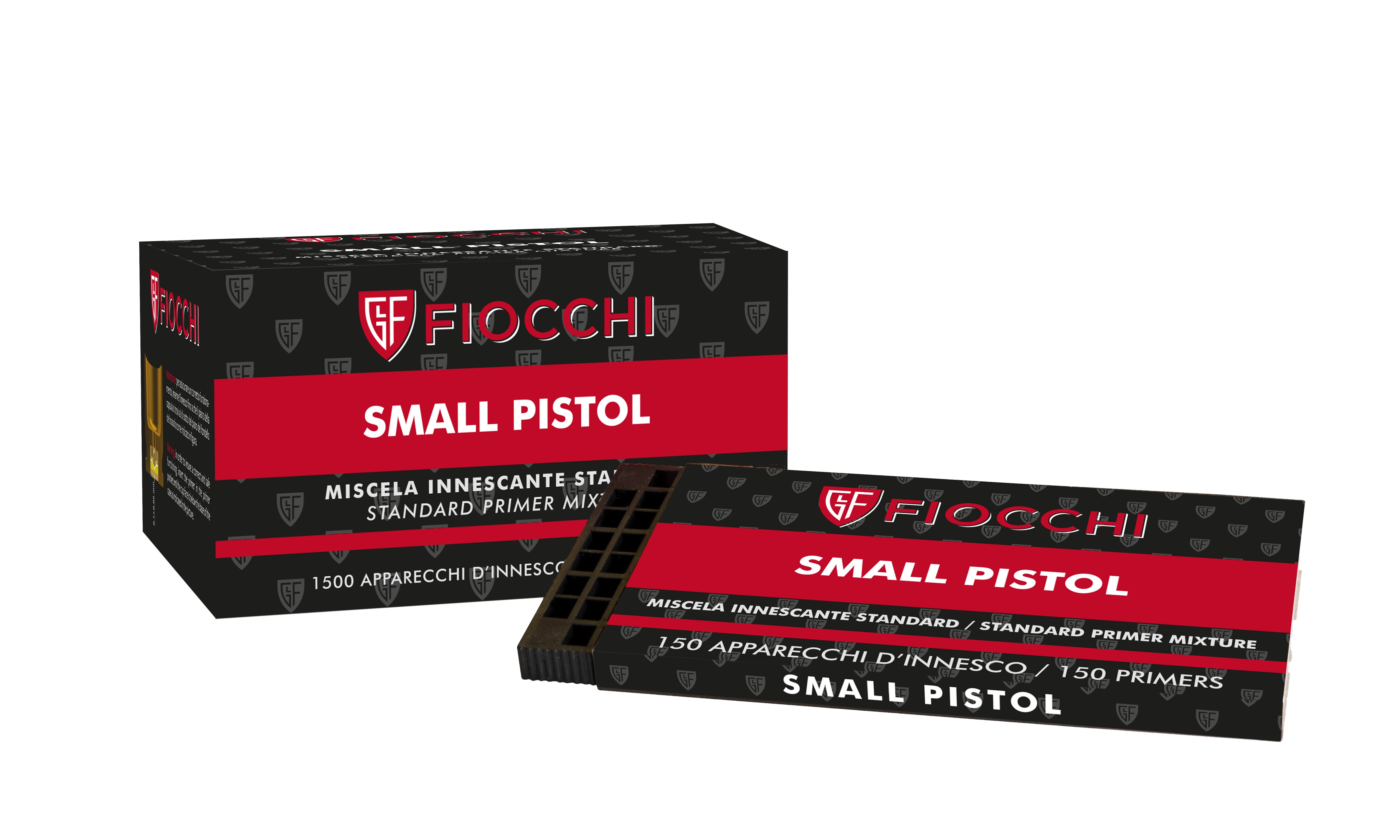 Fiocchi Small Pistol fænghætter, 1.500 stk.