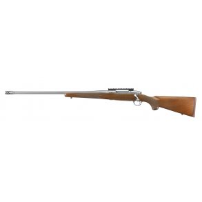 Hawkeye Hunter, 300 Win Mag (links), Satin Stainless, American Walnut
