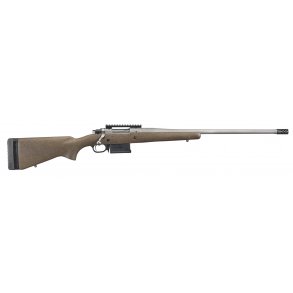 Hawkeye Long-Range Hunter, 6.5 PRC, Matte Stainless, Black/Brown Laminate