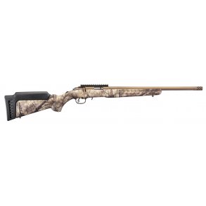 Ruger American Rimfire Standard, 22 WMR, cerakote bronze, Go Wild camo stock