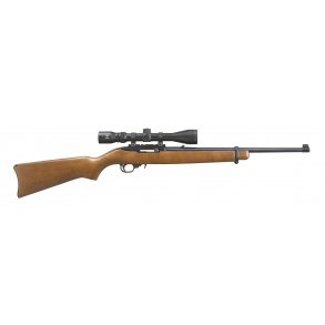10/22 Carbine med Viridian EON 3-9x40 scope, Hardwood skfte