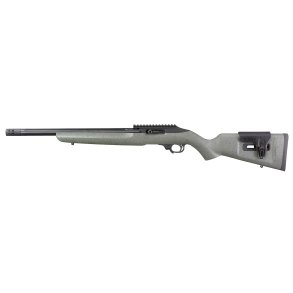 Ruger 10/22 Competition, satin black, Left-hand Speckled Black/Gray laminate stock