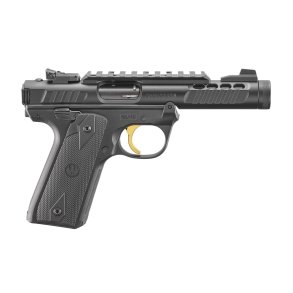 Ruger Mark IV 22/45 Lite, Black w. Gold trigger