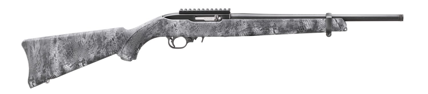 Ruger 10/22 Carbine, satin black med Kryptek Typhon Camo stock