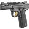 Ruger Mark IV 22/45 Lite, Black w. Gold trigger