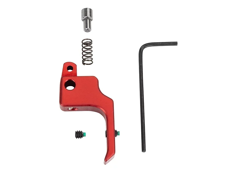 Flat trigger, red