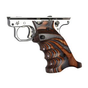 Laminate grips for Ruger Mark III, brown/gray