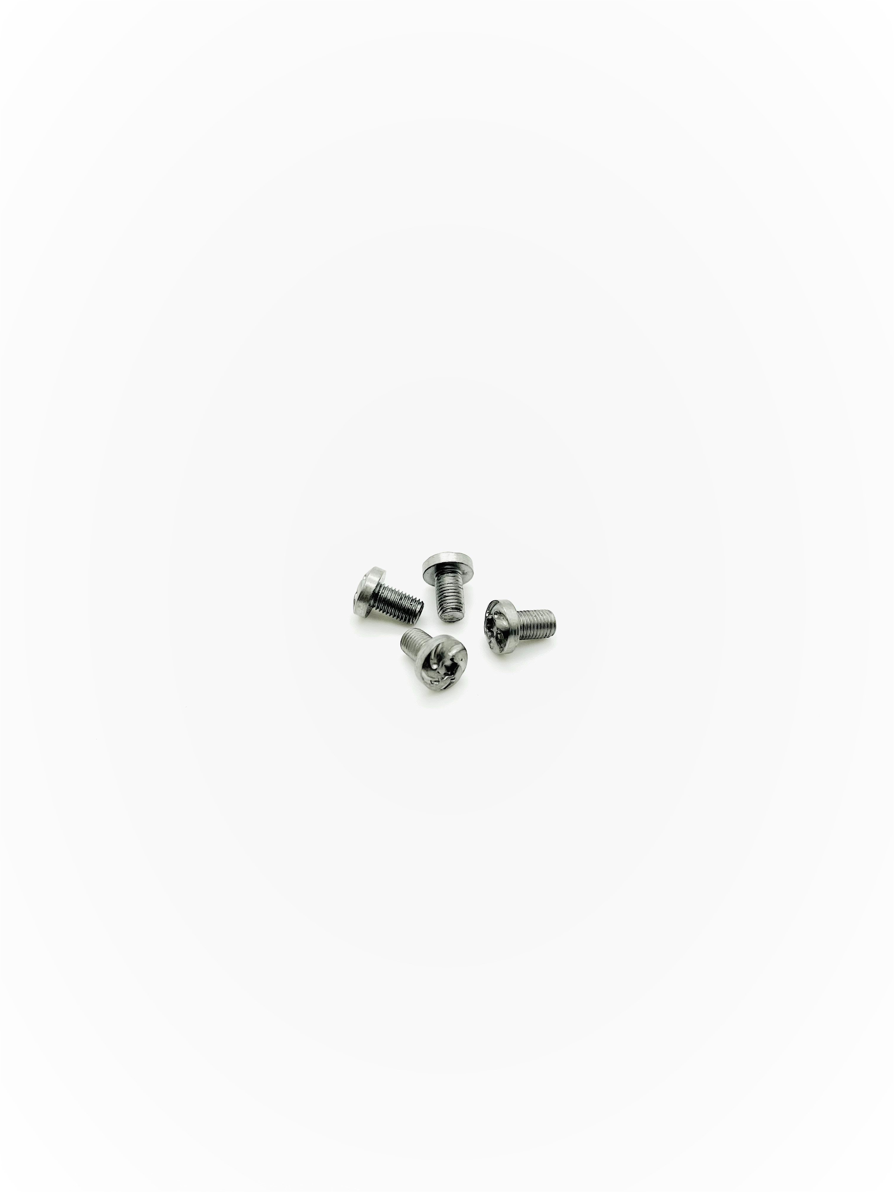 Spiral Torx silver 1911 grip screws x4