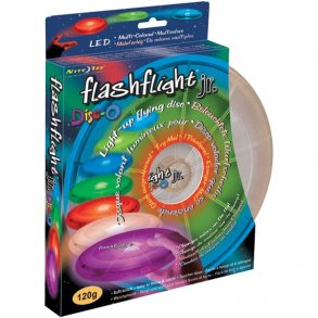 Flashflight Jr. LED Light-Up Flying Disc - Disc-O