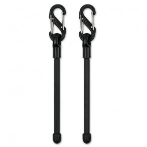 Gear Tie Clippable Twist Tie 3 in. - 2 Pack - Black