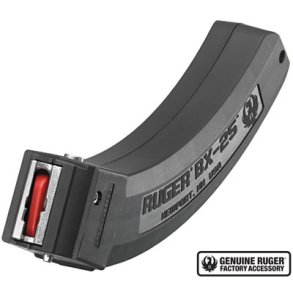 Ruger BX-25 rotary magasin .22LR for 10/22, American Rimfire, Precision Rimfire, 77/22, 25-skuds