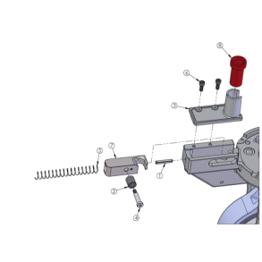 Dillon Super 1050, RL1100 Casefeed Housing #3