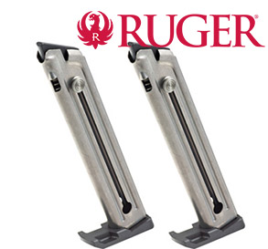 Ruger rimfire pistol magasiner