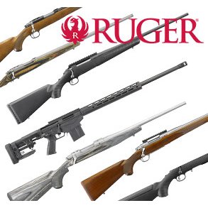 Vlg Ruger riffel ud fra model